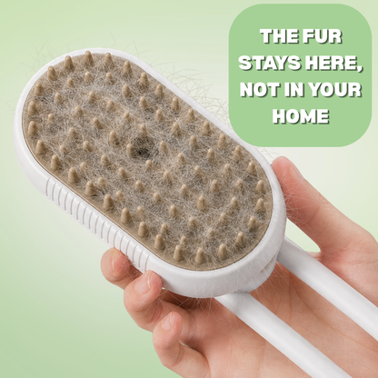 3-in-1 Steam Grooming Brush